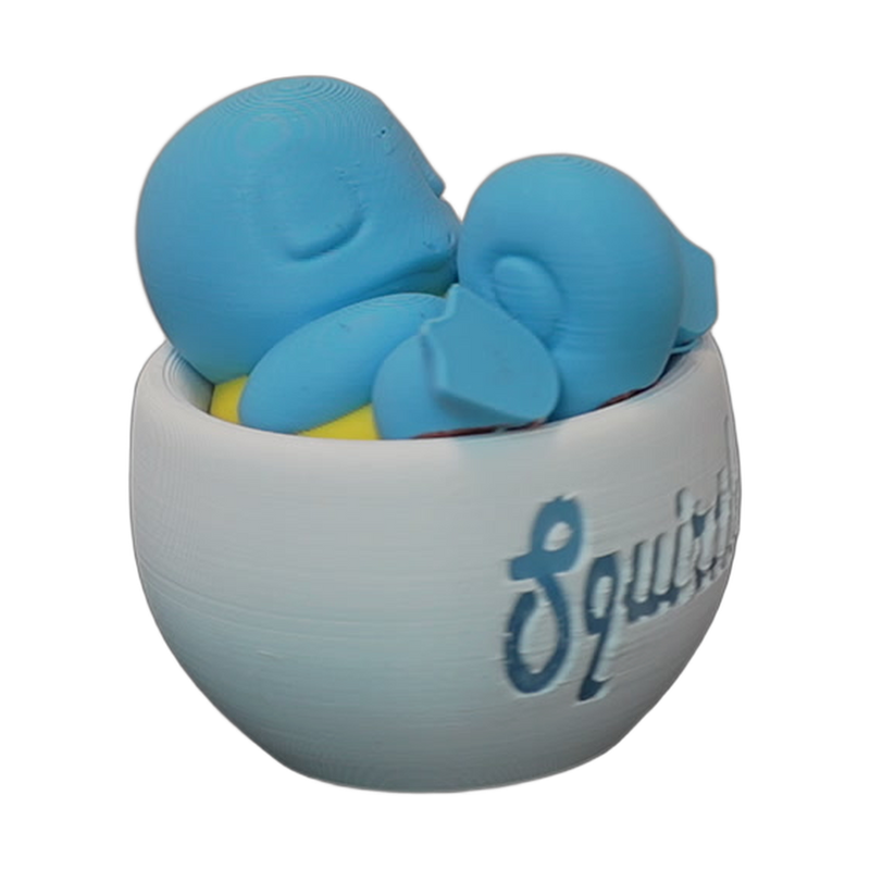 Blue Turtle Creature Cup Display