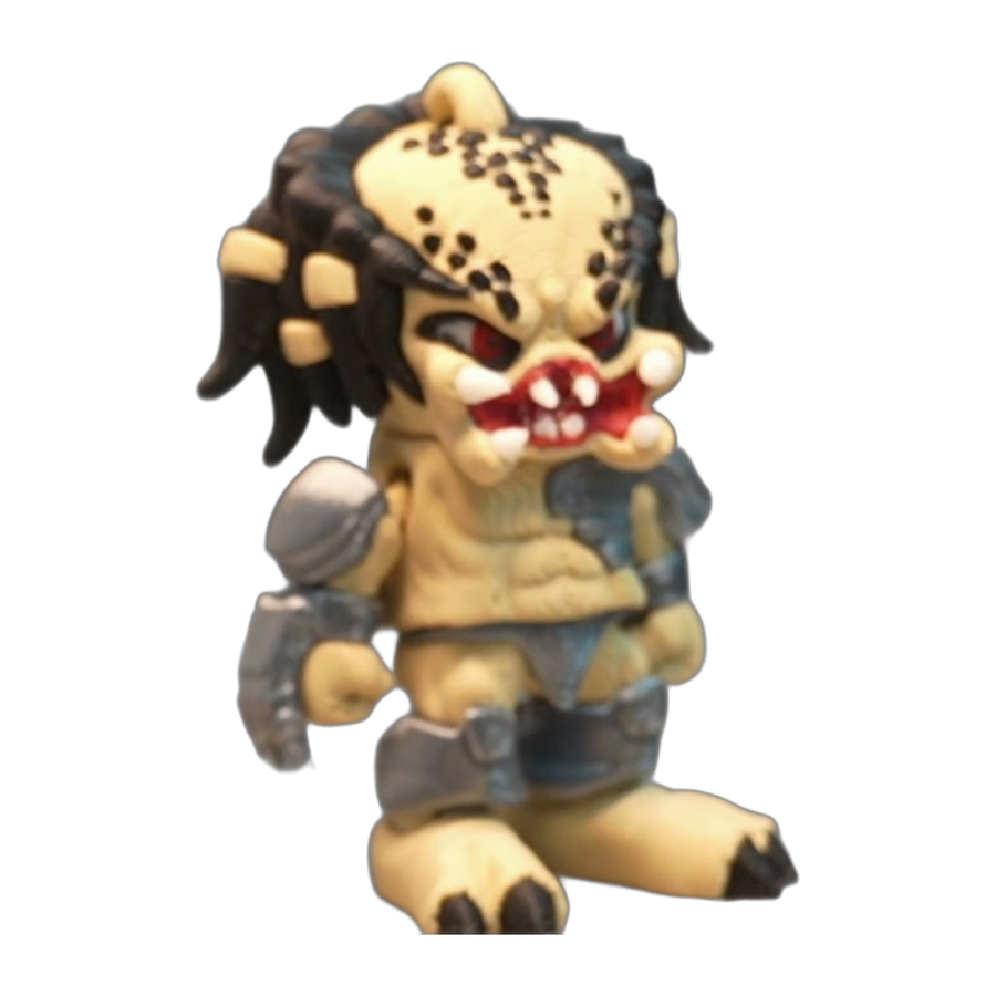 Flexi Jungle Hunter — Dreadlocked Alien Chibi (3D Printed)