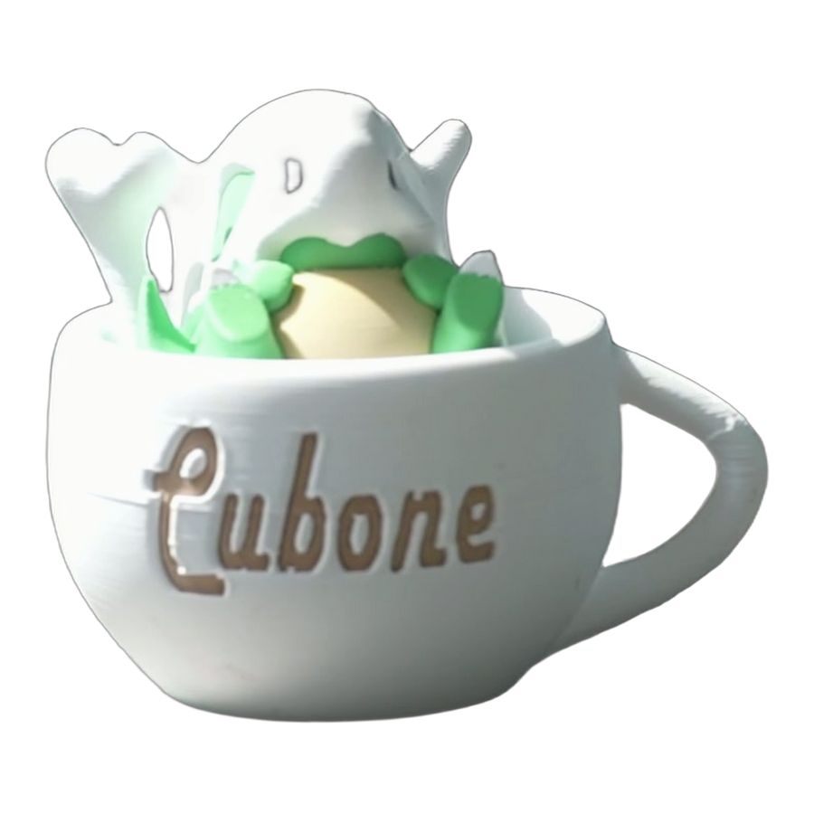 Green Bone-Mask Creature Cup Display