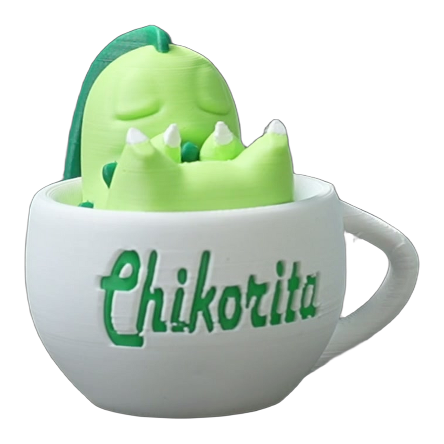 Green Leaf Creature Cup Display
