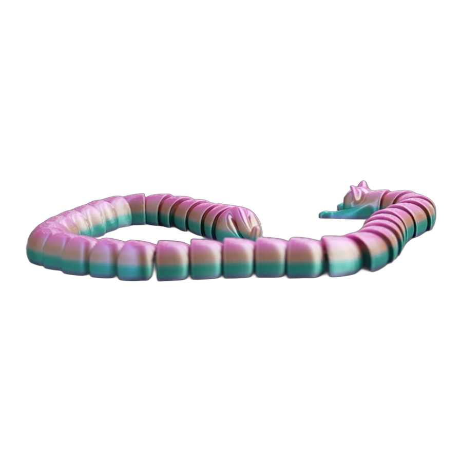 Pastel Rainbow Flexi Cat