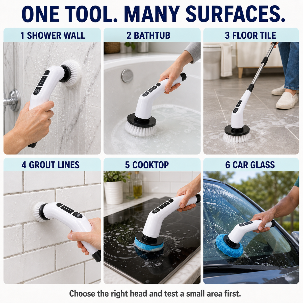 Shower wall, bathtub, floor tile, grout, cooktop and car glass