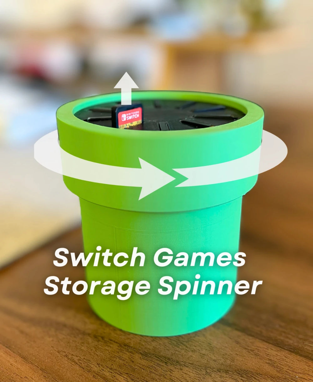 Switch Games Tube - Spinning Game Storage