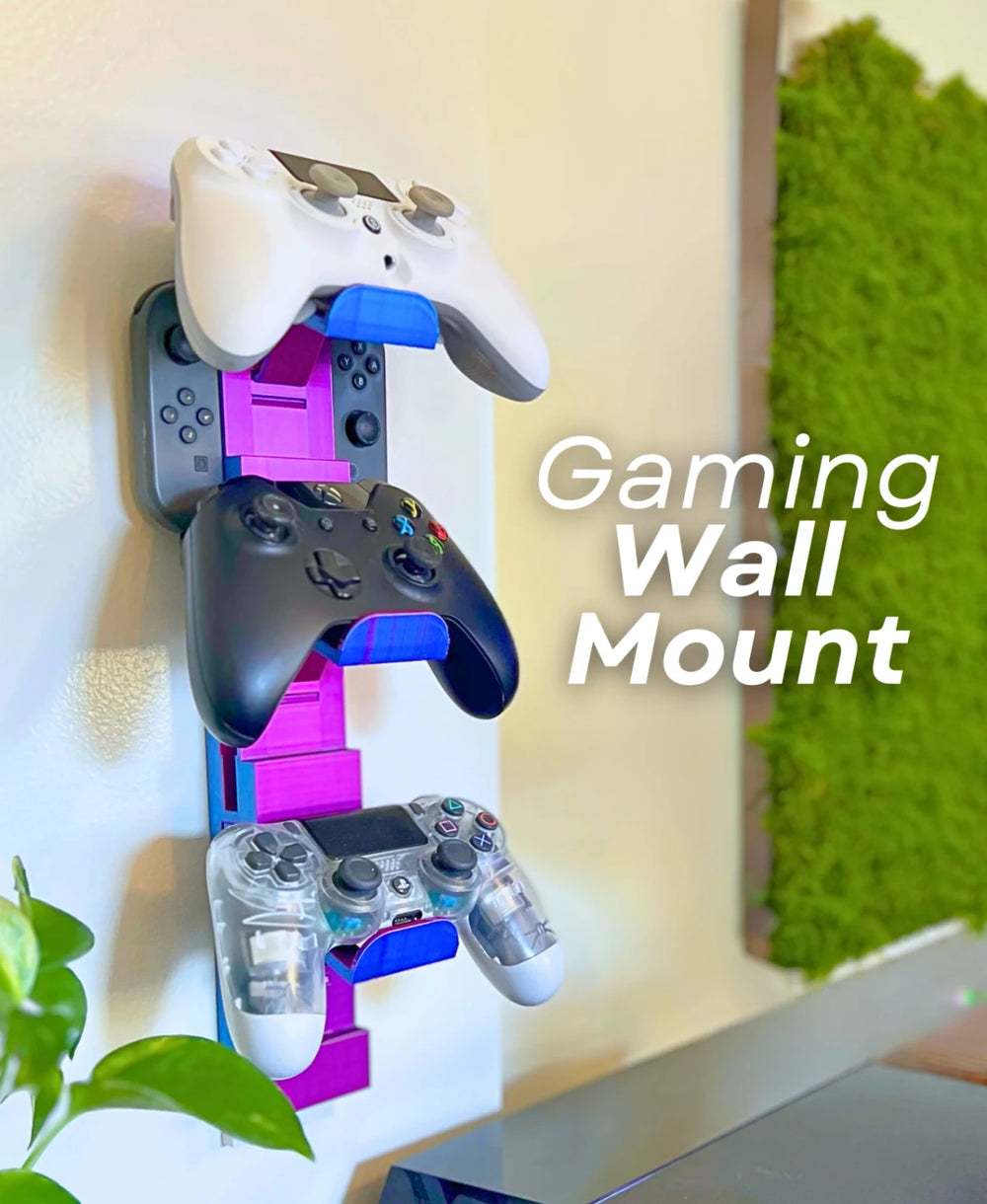 Gaming Wall Mount - Controller Wall Rail System