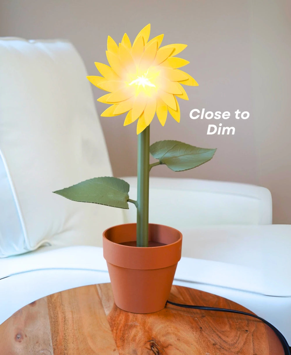 Sunflower Lamp - Aperture Dimming Flower Lamp