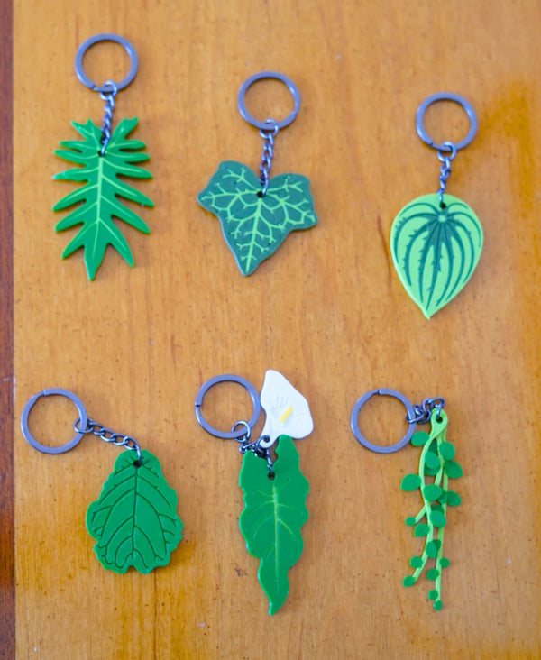 Leafy Keys - Leaf Keychain Set (6 New Leaves)