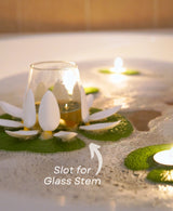 BathLilies - Floating Wine & Candle Holders