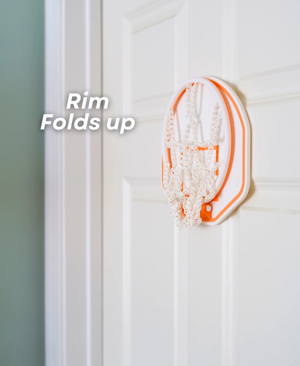 Mini Basketball - Wall Hoop with Foldaway Rim