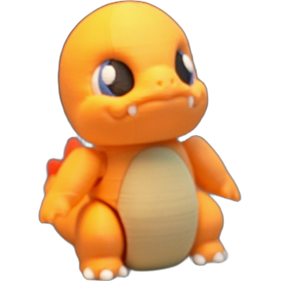 Flexi Charmander — Articulated Pokémon Fidget Toy