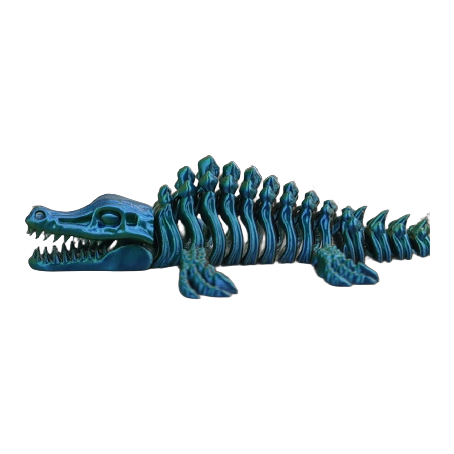 Emerald Skeleton Dino Rex