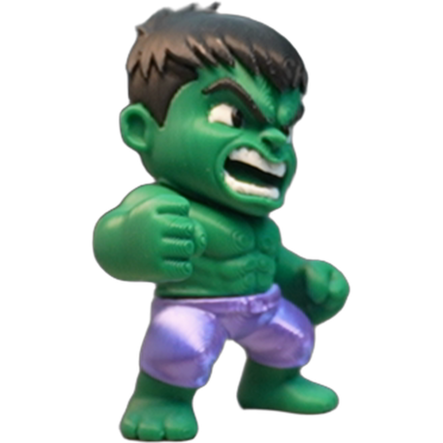 Flexi Green Rage Monster — Articulated Superhero Figure