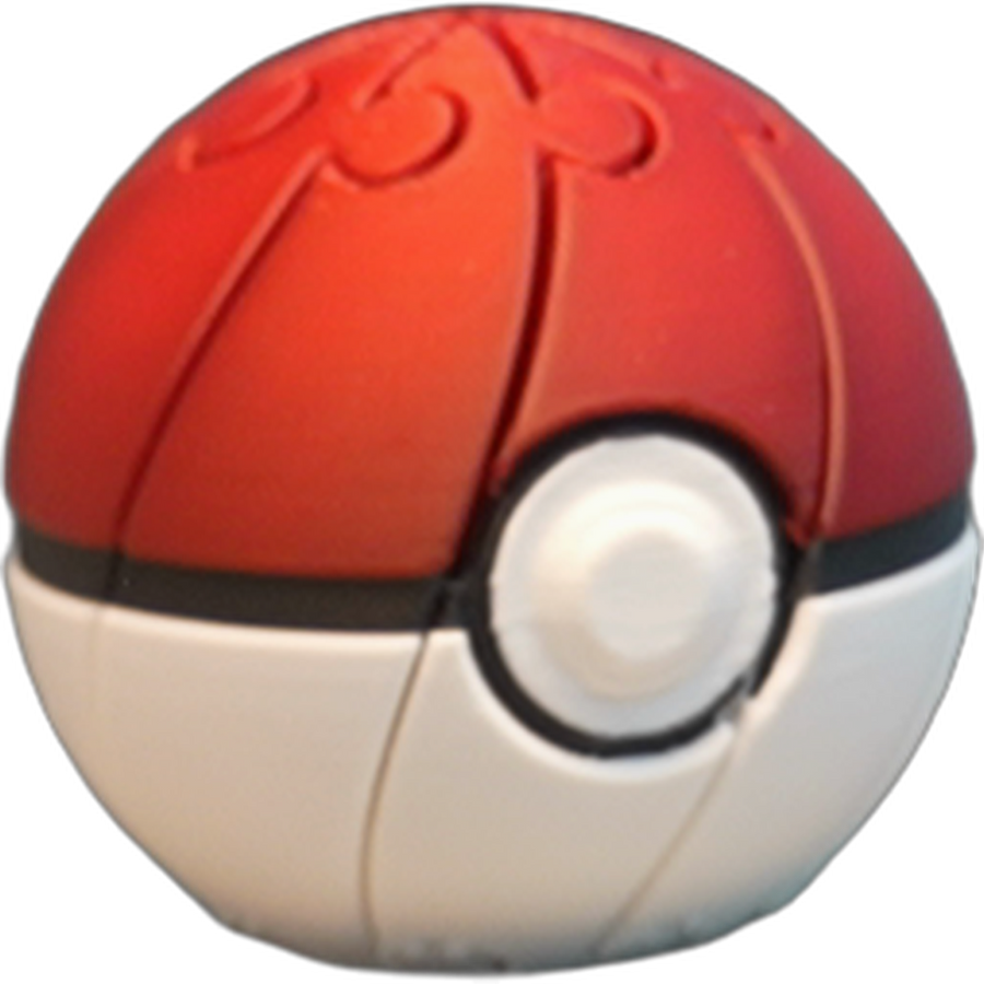 Twisty Pokéball Fidget — 3-Color Print-in-Place Toy