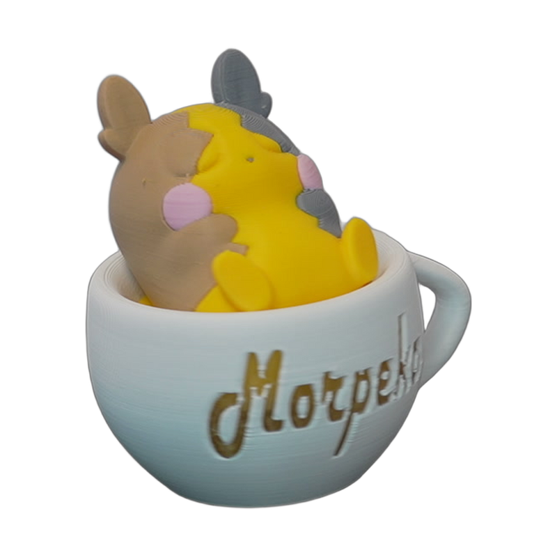 Two-Tone Electric Creature Cup Display
