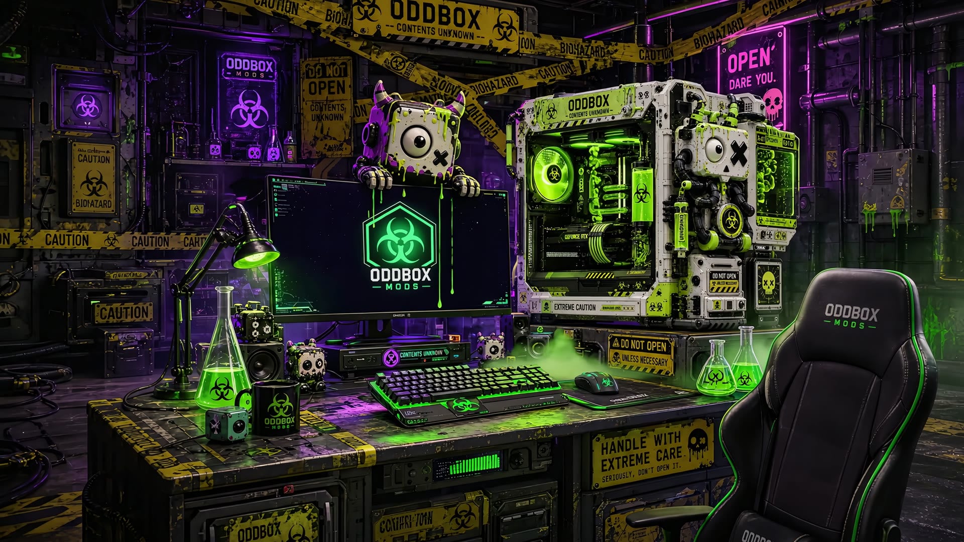 Oddbox Mods lab setup